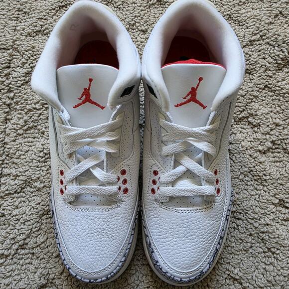 Air Jordan 3 Retro Mid White Cement Reimagined Brand New Sz 6Y - Picture 4 of 8